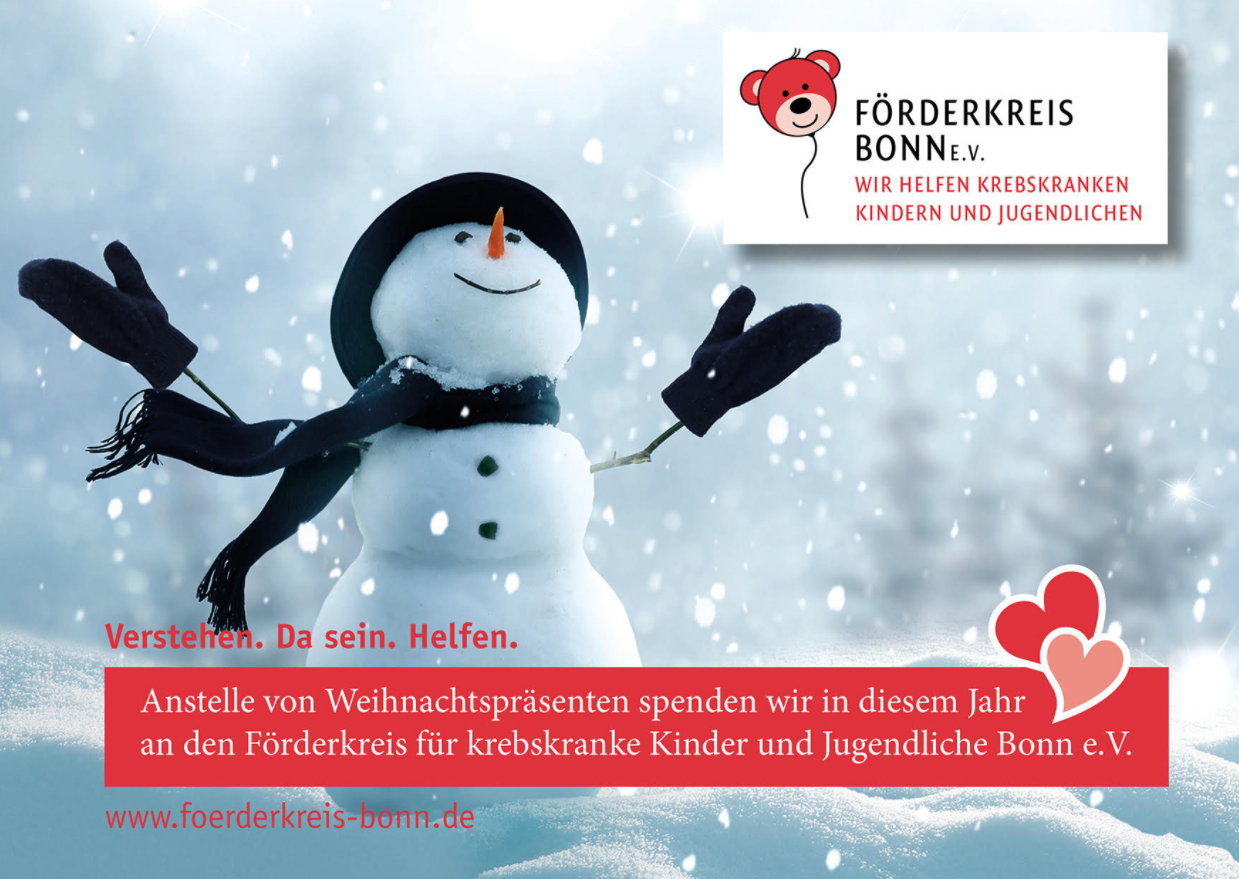 Spenden statt schenken! – Unser Engagement
